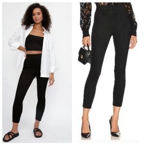 🆕️ L’Agence Nini High Rise Pull  Pant in Black Skinny Baddie Minimalist Size XS